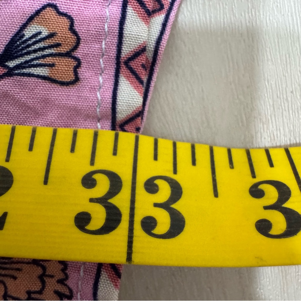Floral Green & Pink Dress Boho Flowy Beach Tassel Lightweight Women's Small 4/6 - Picture 16 of 16